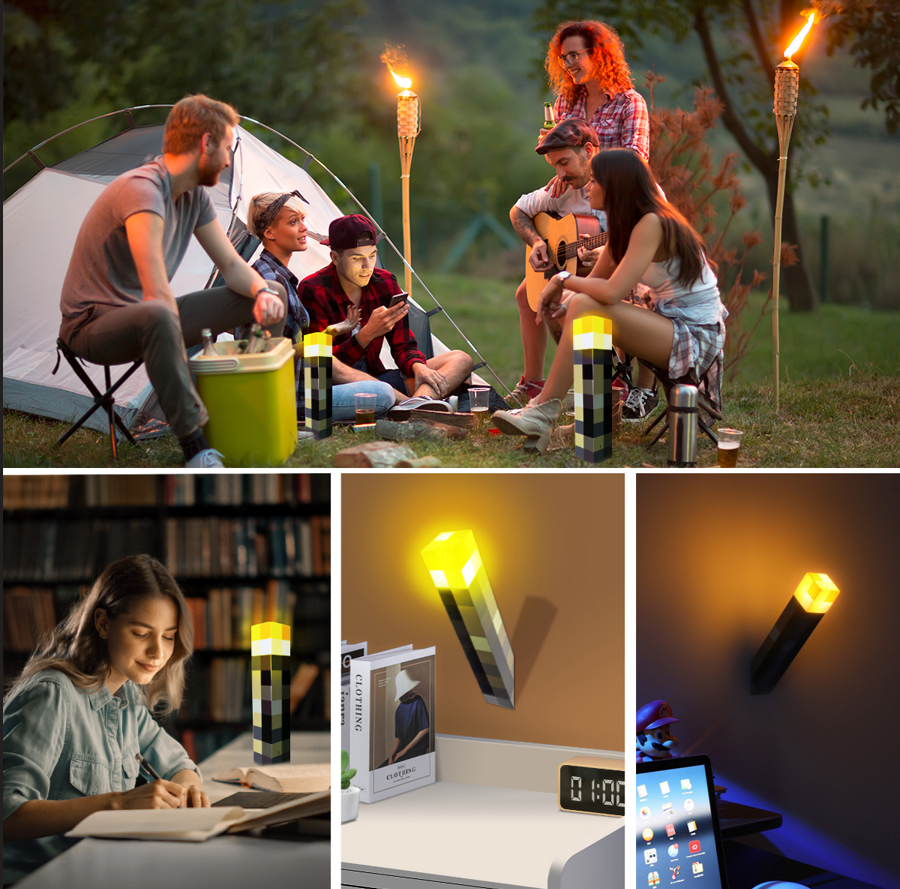 Miniatura 1 de LAMPARA DECORATIVA MINECRAFT MULTICOLOR